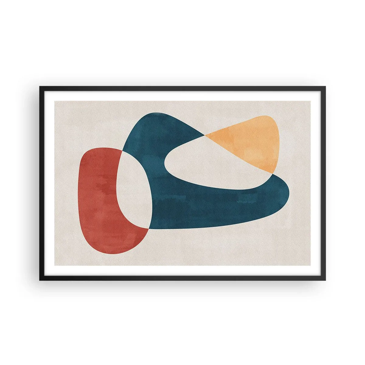 Poster in einem schwarzem Rahmen - Einflüsse und Metamorphosen - 91x61 cm