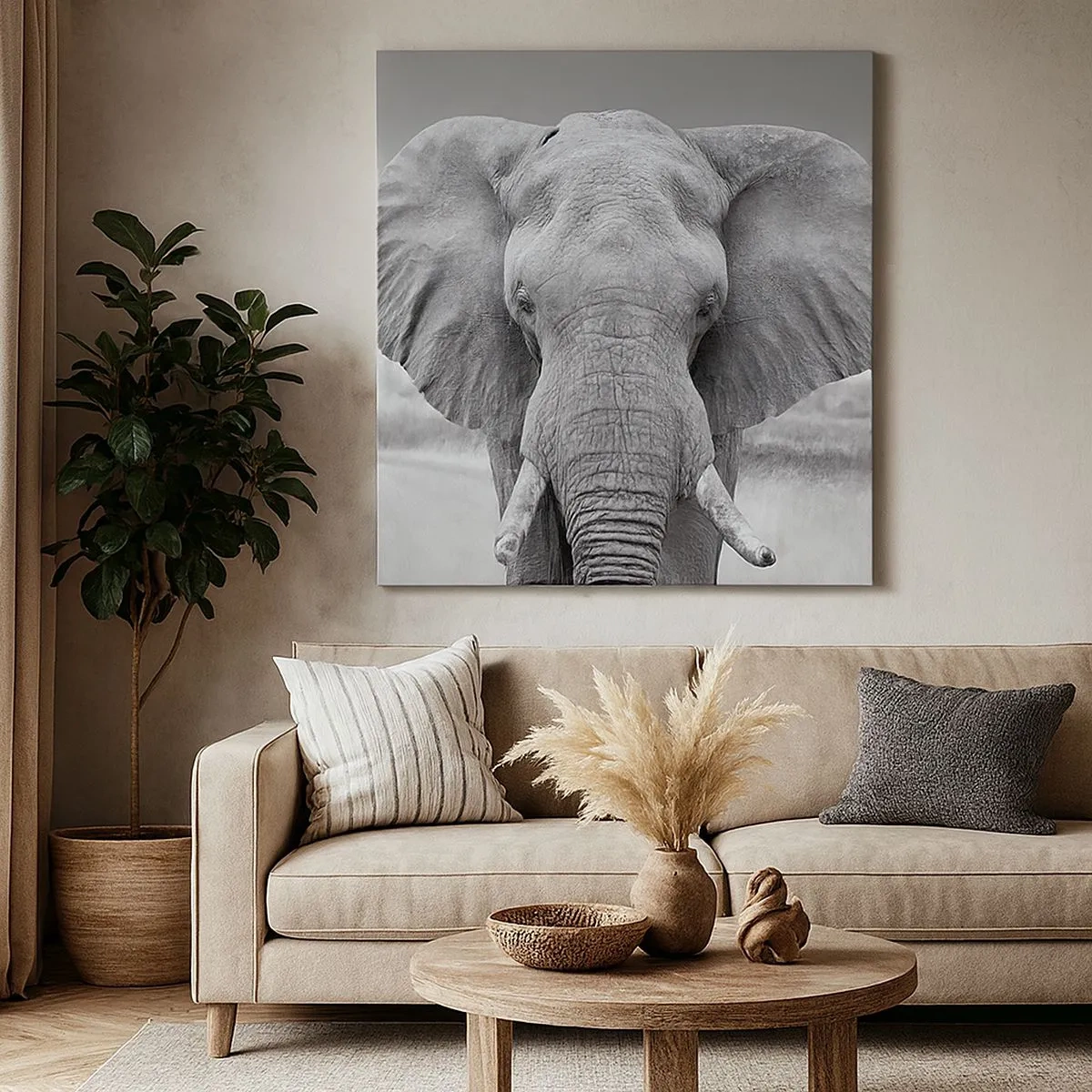 Bild auf Leinwand - Leinwandbild - Willkommen in meiner Welt - 30x30 cm