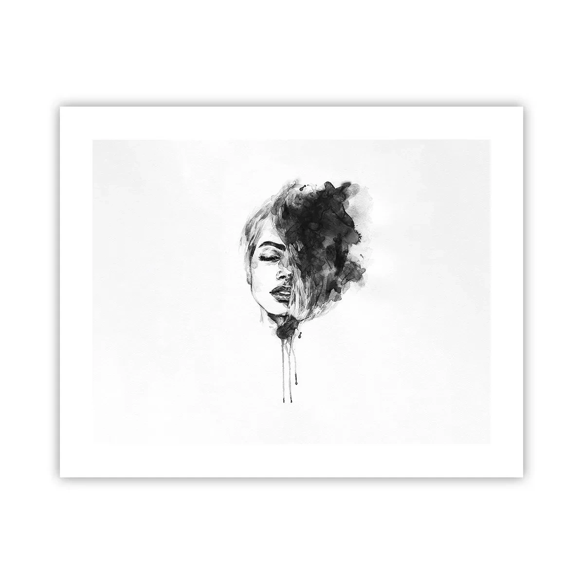 Poster - Wovon träumt das Mädchen - 50x40 cm
