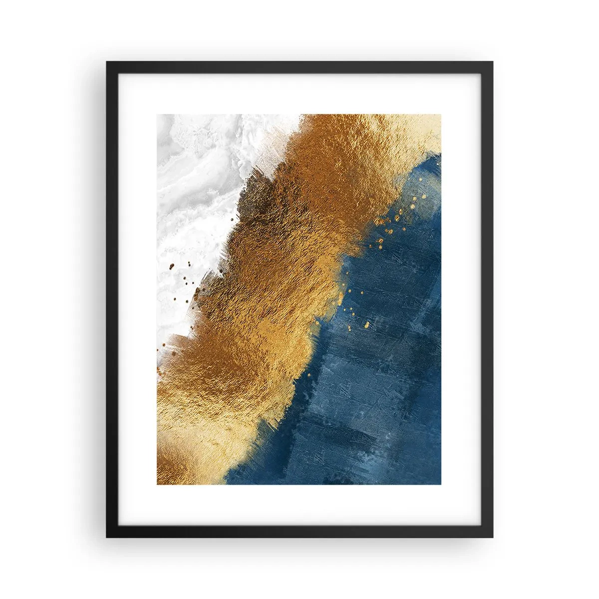 Poster in einem schwarzem Rahmen - Farben des Sommers - 40x50 cm