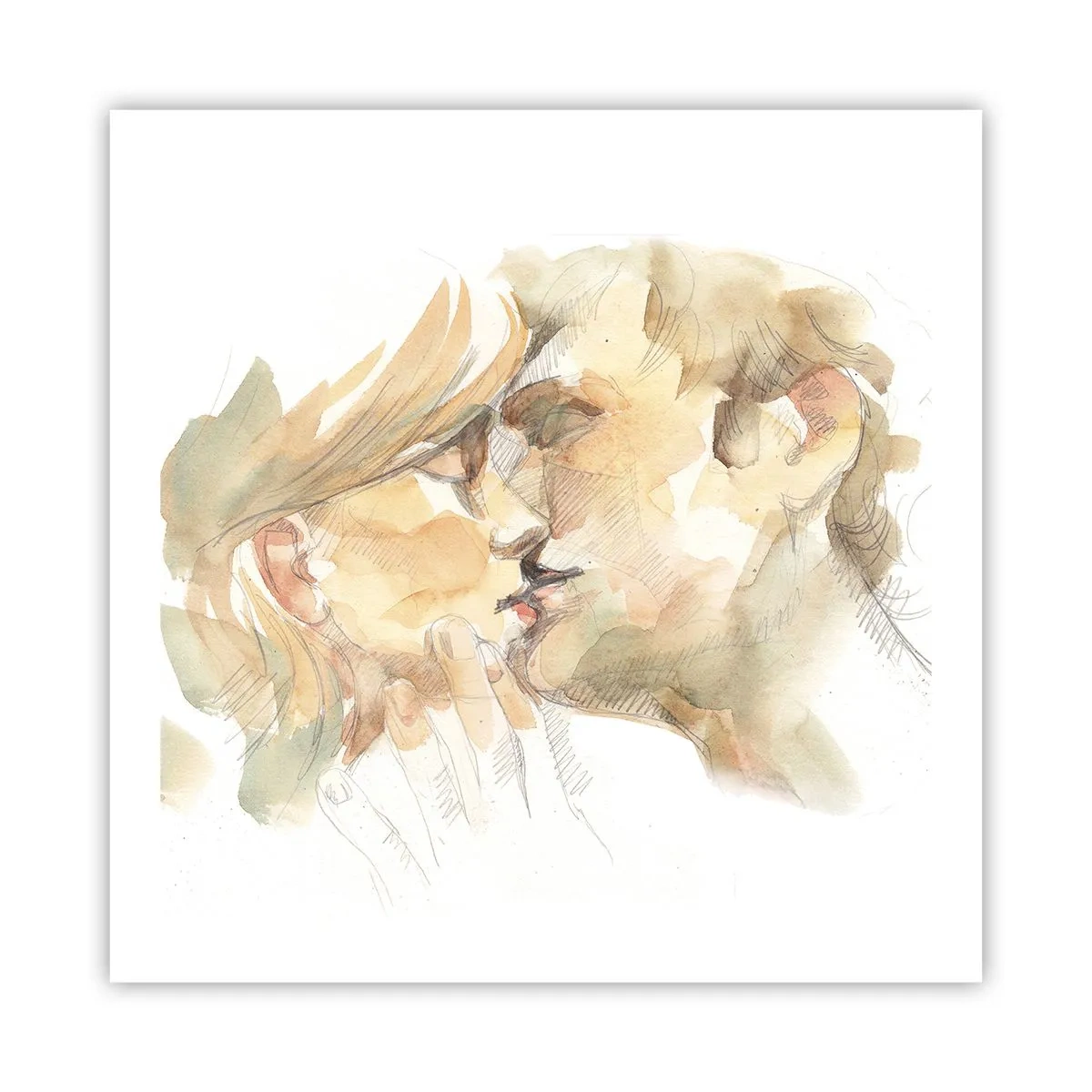 Poster - Hälfte gefunden? - 60x60 cm