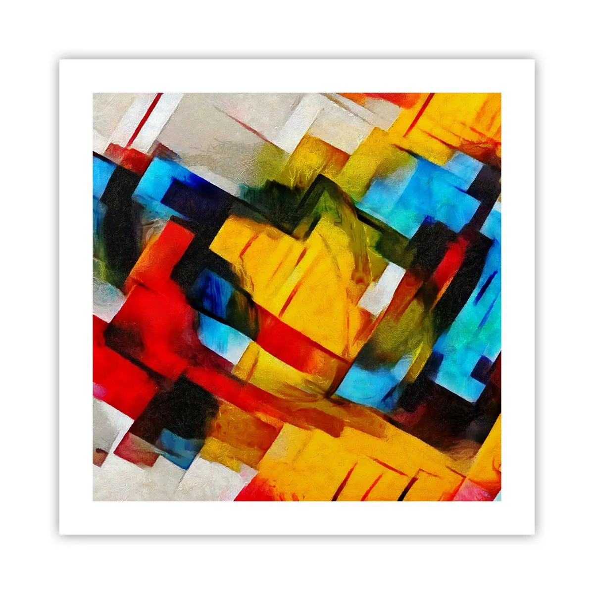Poster - Ein bunter Interleaver - 50x50 cm