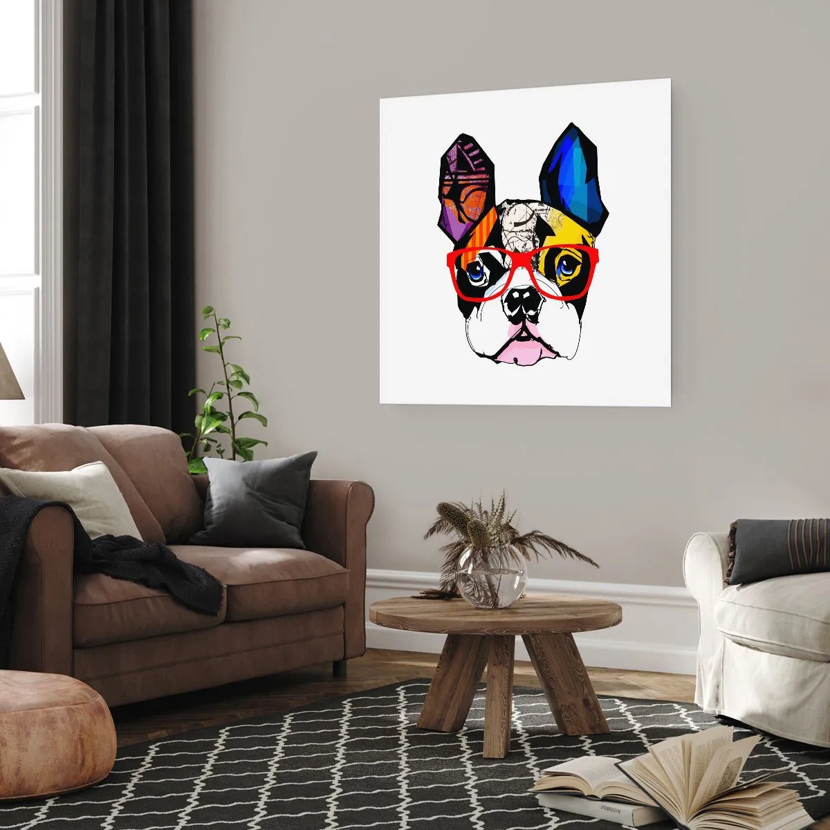 Poster - Intellektuelle - 30x30 cm