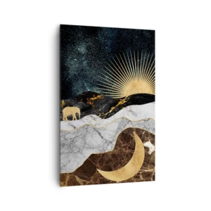 Bild auf Leinwand - Leinwandbild - Ewige Gesetze - 80x120 cm