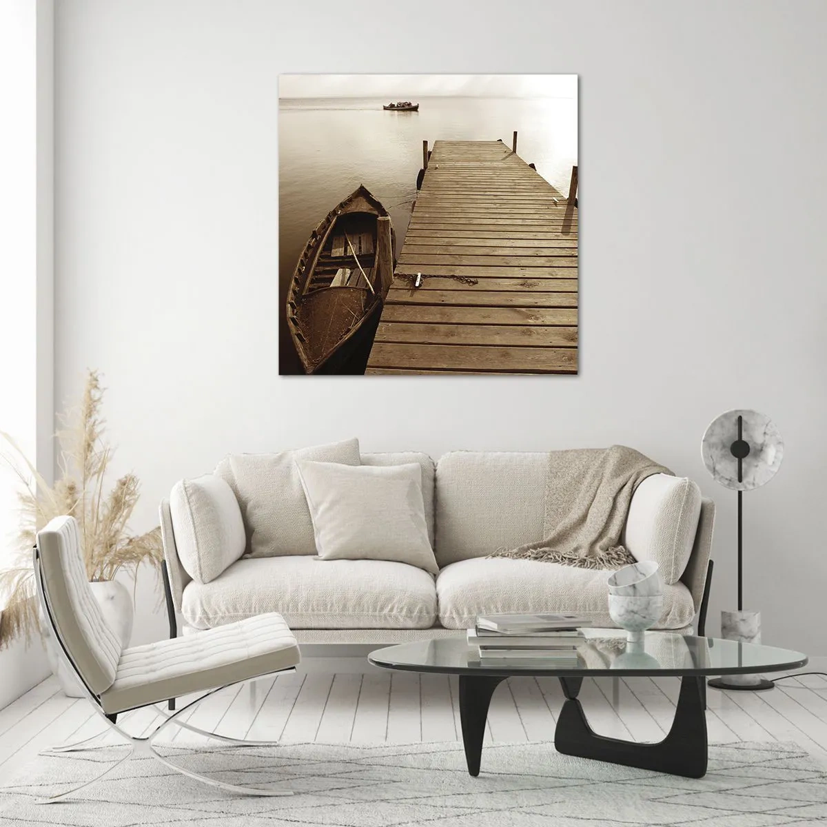 Glasbild - Bild auf glas - Großer Frieden - 50x50 cm