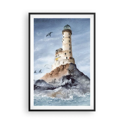 Poster in einem schwarzem Rahmen - Unbesiegbar - 61x91 cm