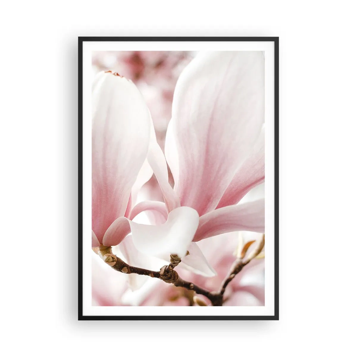 Poster in einem schwarzem Rahmen - Eine Fülle von Zärtlichkeit - 70x100 cm