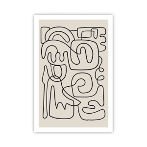 Poster - Folge der Spur - 61x91 cm