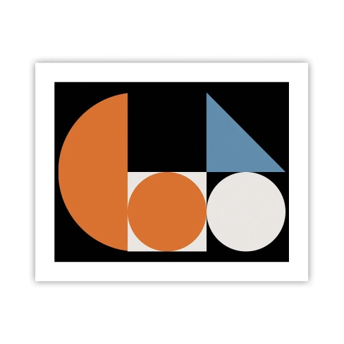 Poster - Bebilderte Anordnung - 50x40 cm