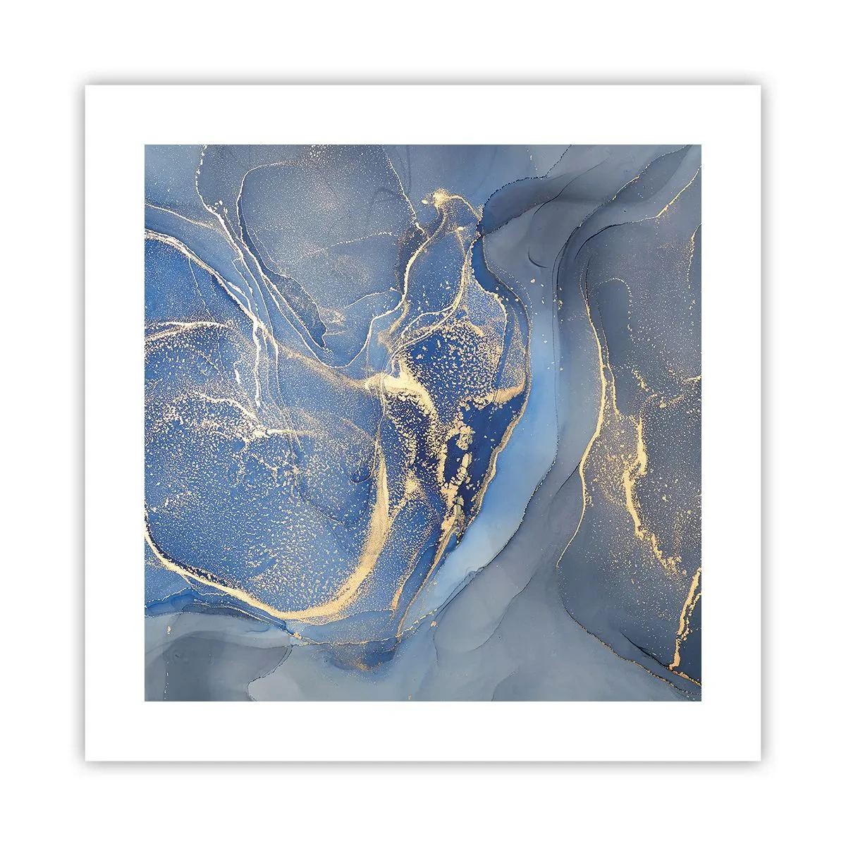 Poster - Goldstaub - 40x40 cm