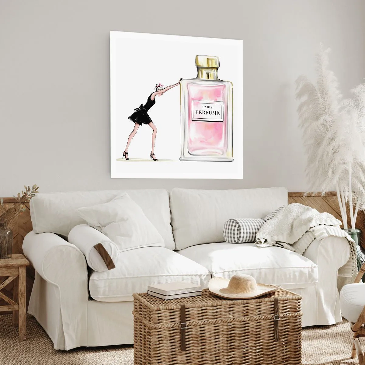 Poster - Essenz der Weiblichkeit - 50x50 cm