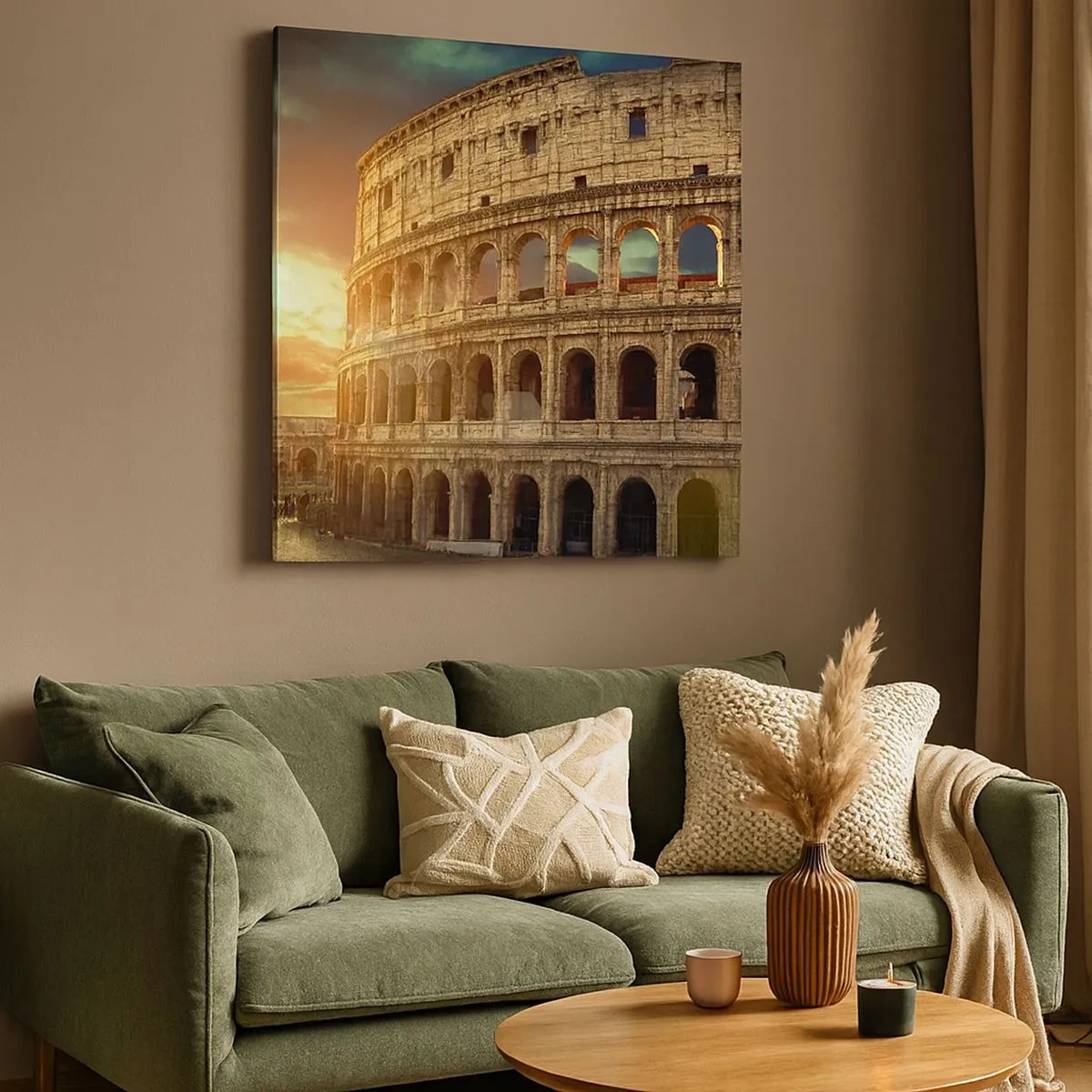 Bild auf Leinwand - Leinwandbild - Ein kolossaler Eindruck - 30x30 cm