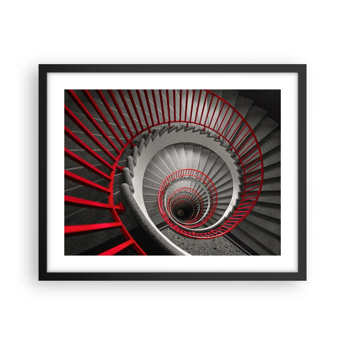 Poster in einem schwarzem Rahmen - Architekturspaß - 50x40 cm