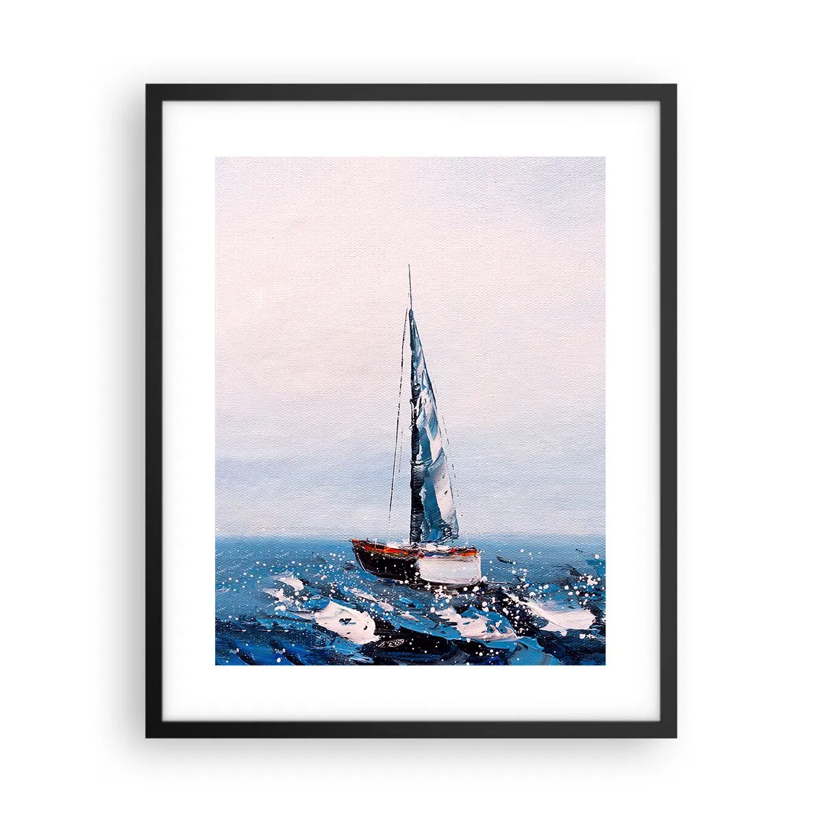 Poster in einem schwarzem Rahmen - Bruderschaft des Windes - 40x50 cm