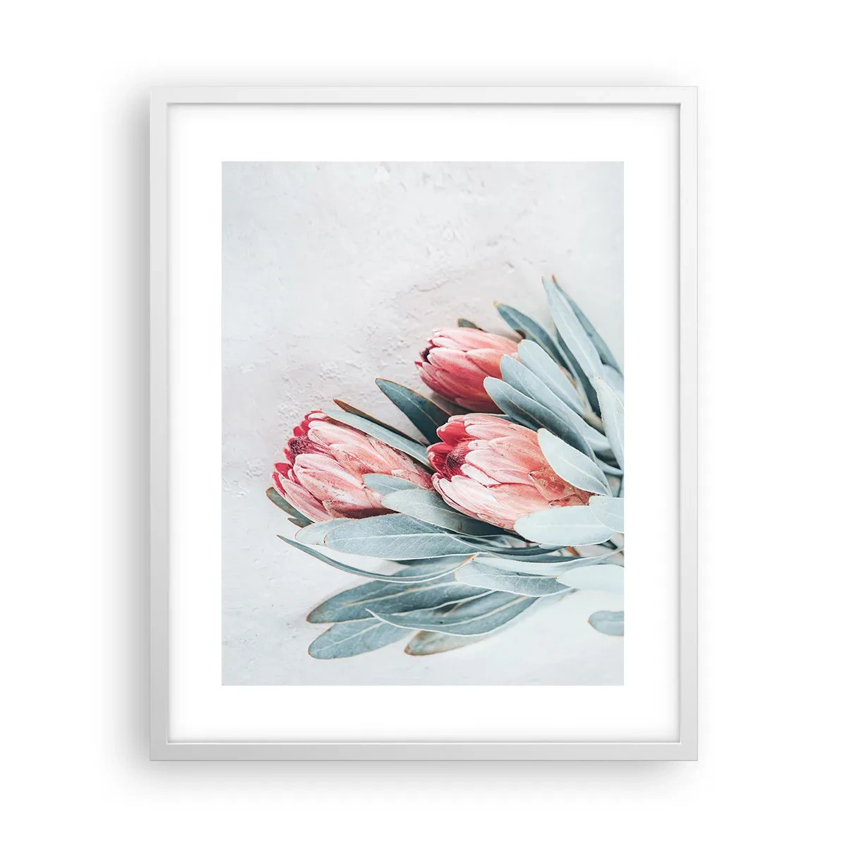Poster in einem weißen Rahmen - Schämen sich für ihre eigene Schönheit - 40x50 cm