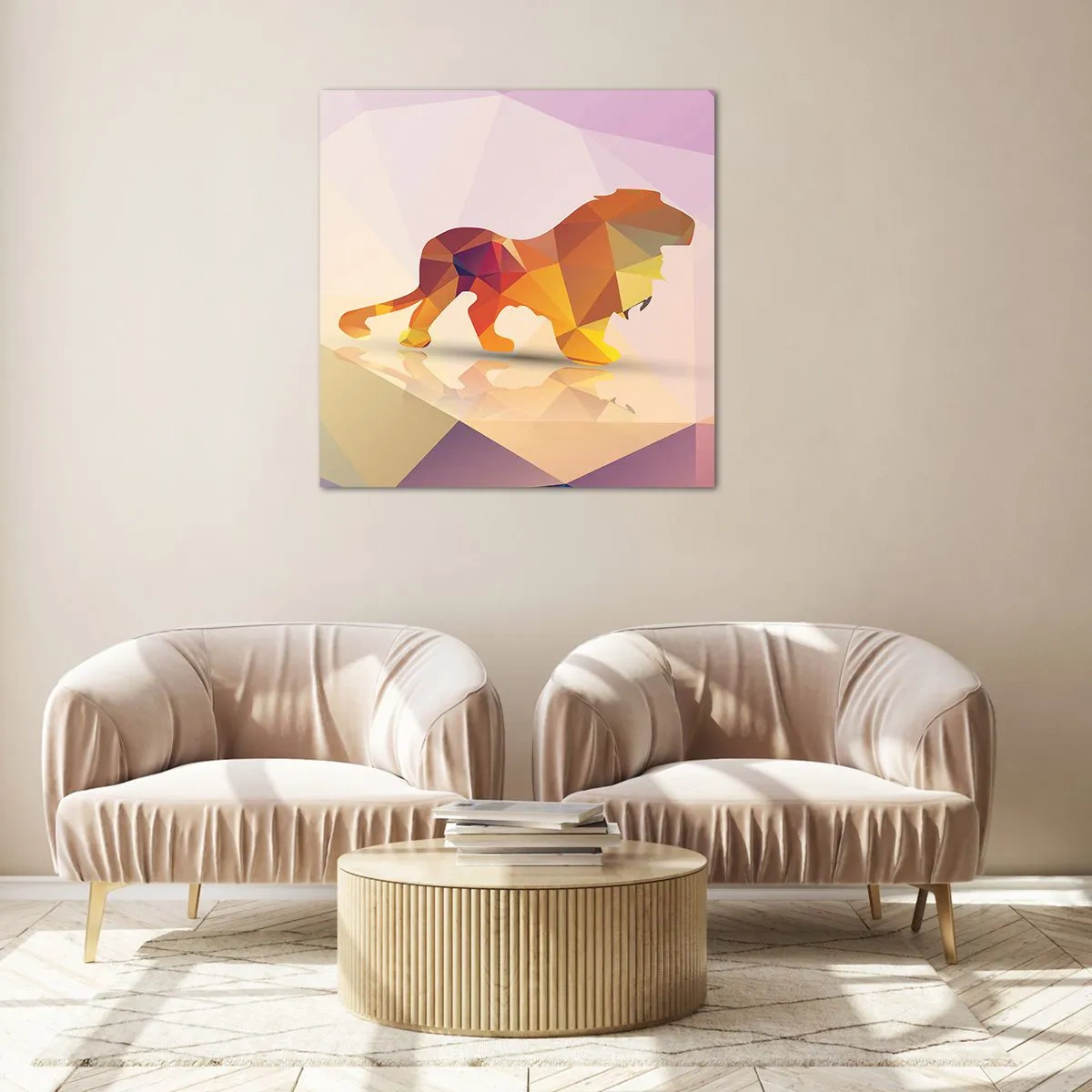 Glasbild - Bild auf glas - Der Diamantenkönig - 40x40 cm