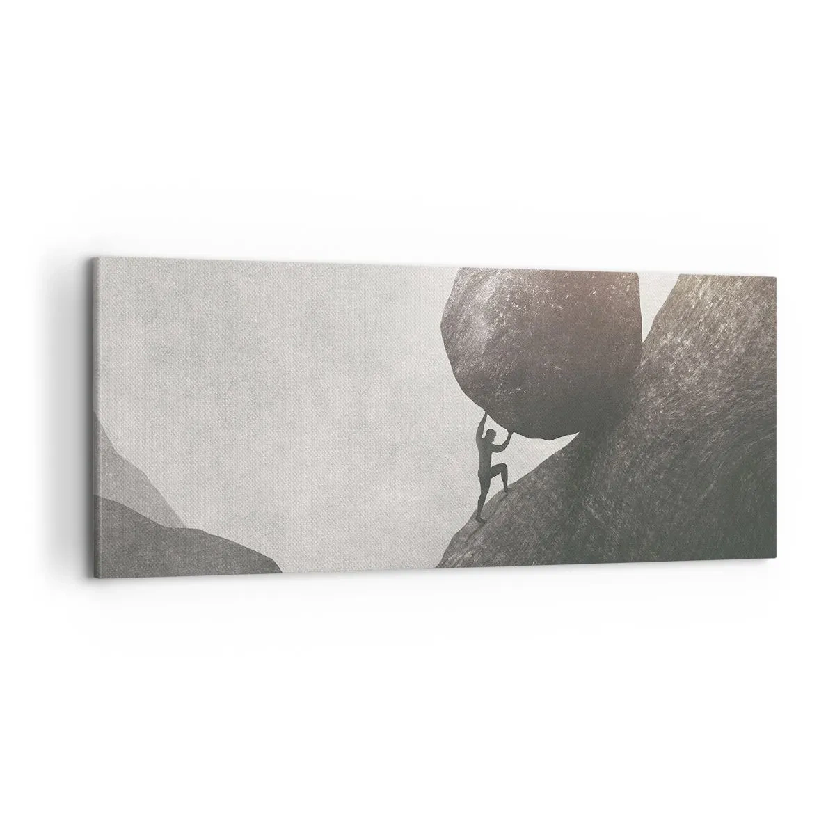 Bild auf Leinwand - Leinwandbild - Ich glaube wider alle Hoffnung - 100x40 cm