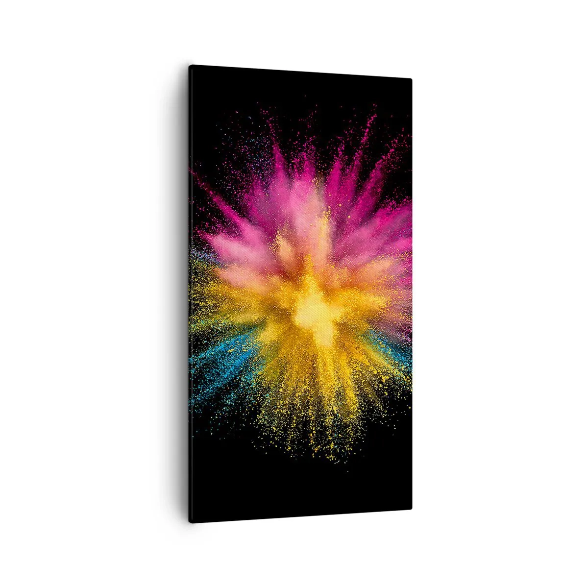 Bild auf Leinwand - Leinwandbild - Die Geburt der Farben - 55x100 cm