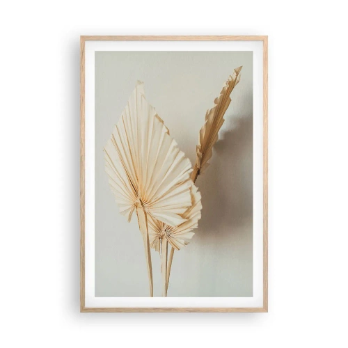 Poster in einem Rahmen aus heller Eiche - Wenn Sie Erleichterung brauchen - 61x91 cm