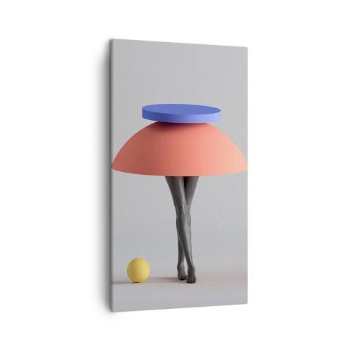 Bild auf Leinwand - Leinwandbild - Surrealistische Komposition - 45x80 cm