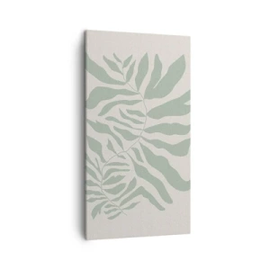 Bild auf Leinwand - Leinwandbild - Smaragdzweig - 45x80 cm