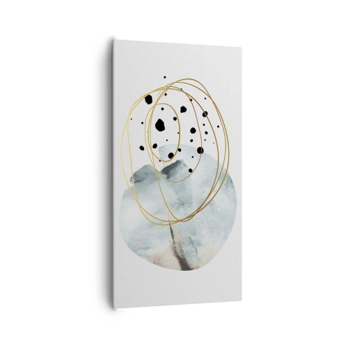 Bild auf Leinwand - Leinwandbild - Vom Weltraum umarmt - 65x120 cm