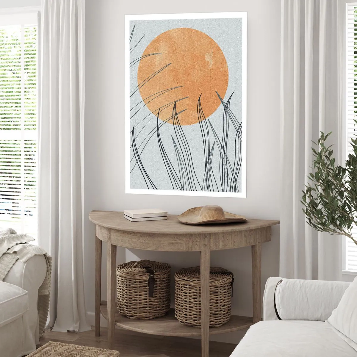 Poster - Immer der Sonne entgegen - 61x91 cm