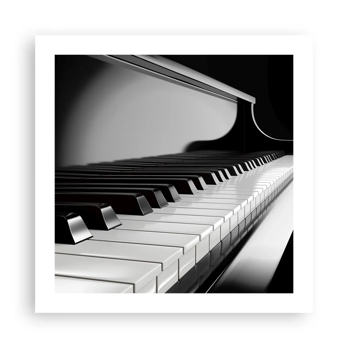 Poster - Harmonie von Formen und Farben - 50x50 cm