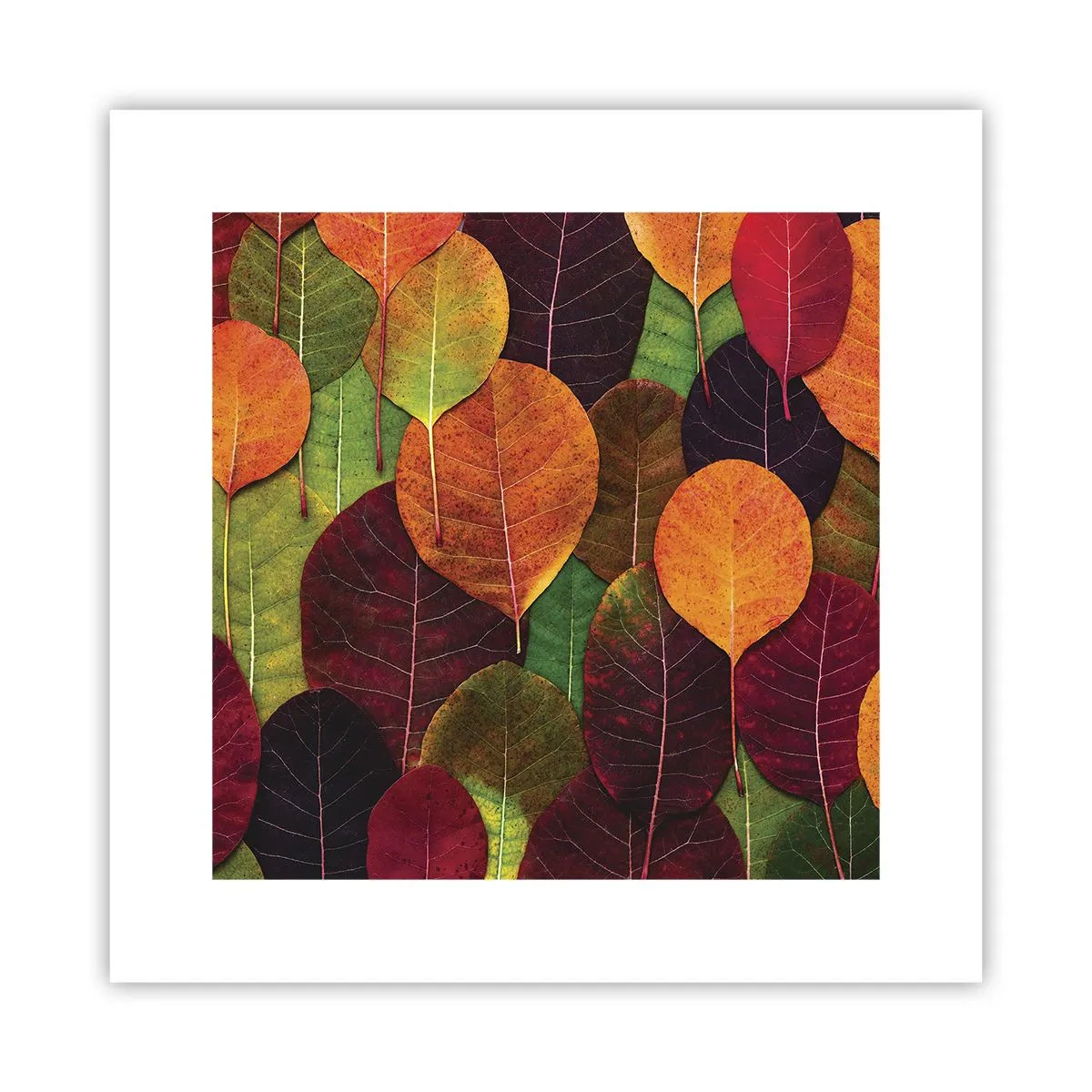 Poster - Herbstmosaik - 30x30 cm