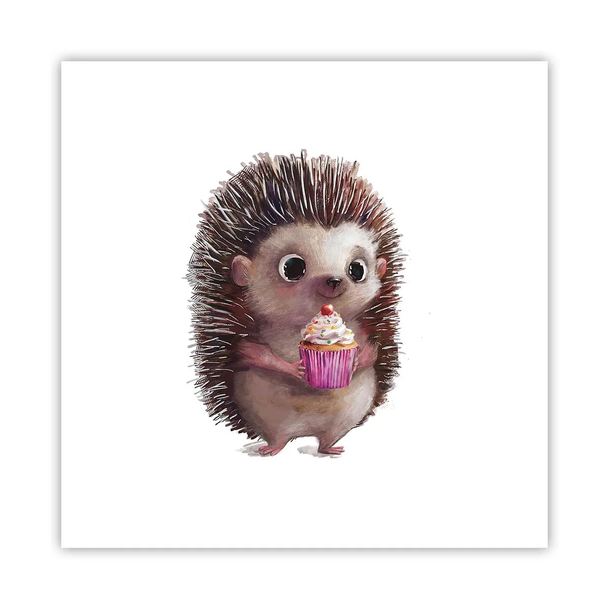 Poster - Der Feiertag ist jeden Tag - 30x30 cm