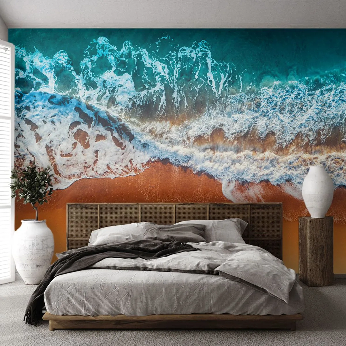 Fototapete Standard Eco - Immer Hand in Hand - Landschaft, Meer, Strand - 250x175 cm