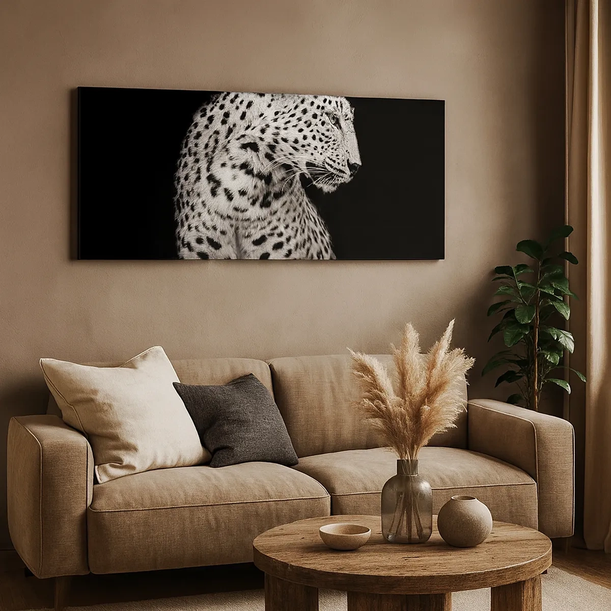 Bild auf Leinwand - Leinwandbild - Rechtes Profil perfekt! - 30x30 cm