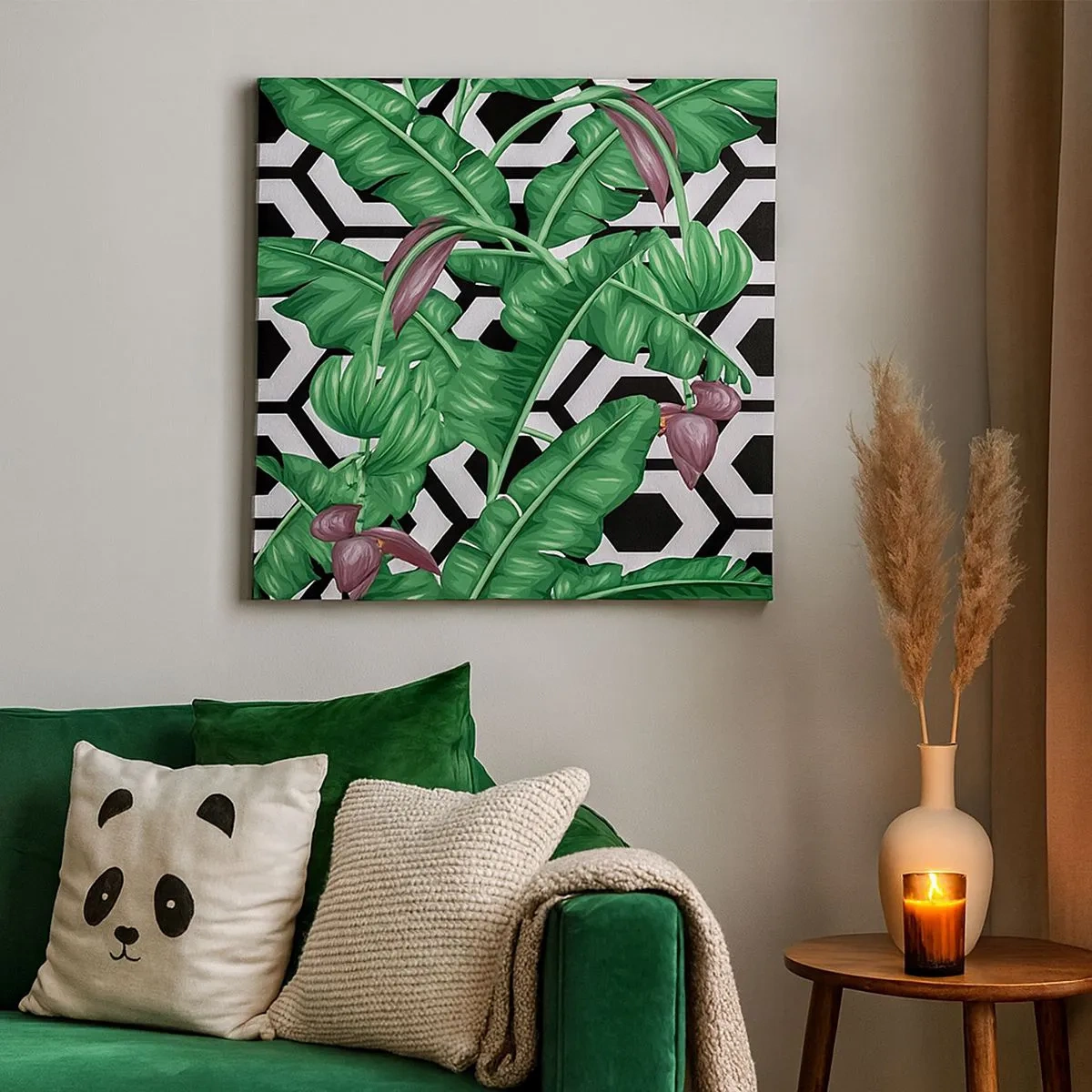 Bild auf Leinwand - Leinwandbild - Von Natur aus eine symmetrische Komposition - 30x30 cm