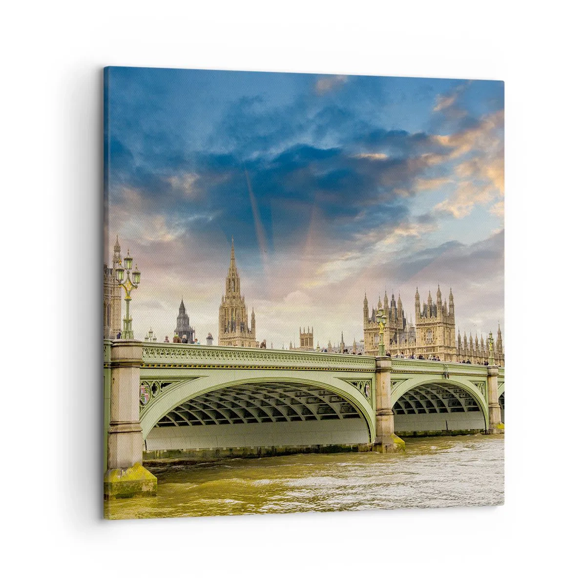 Bild auf Leinwand - Leinwandbild - Im Imperium ist die Zeit stehen geblieben - 50x50 cm