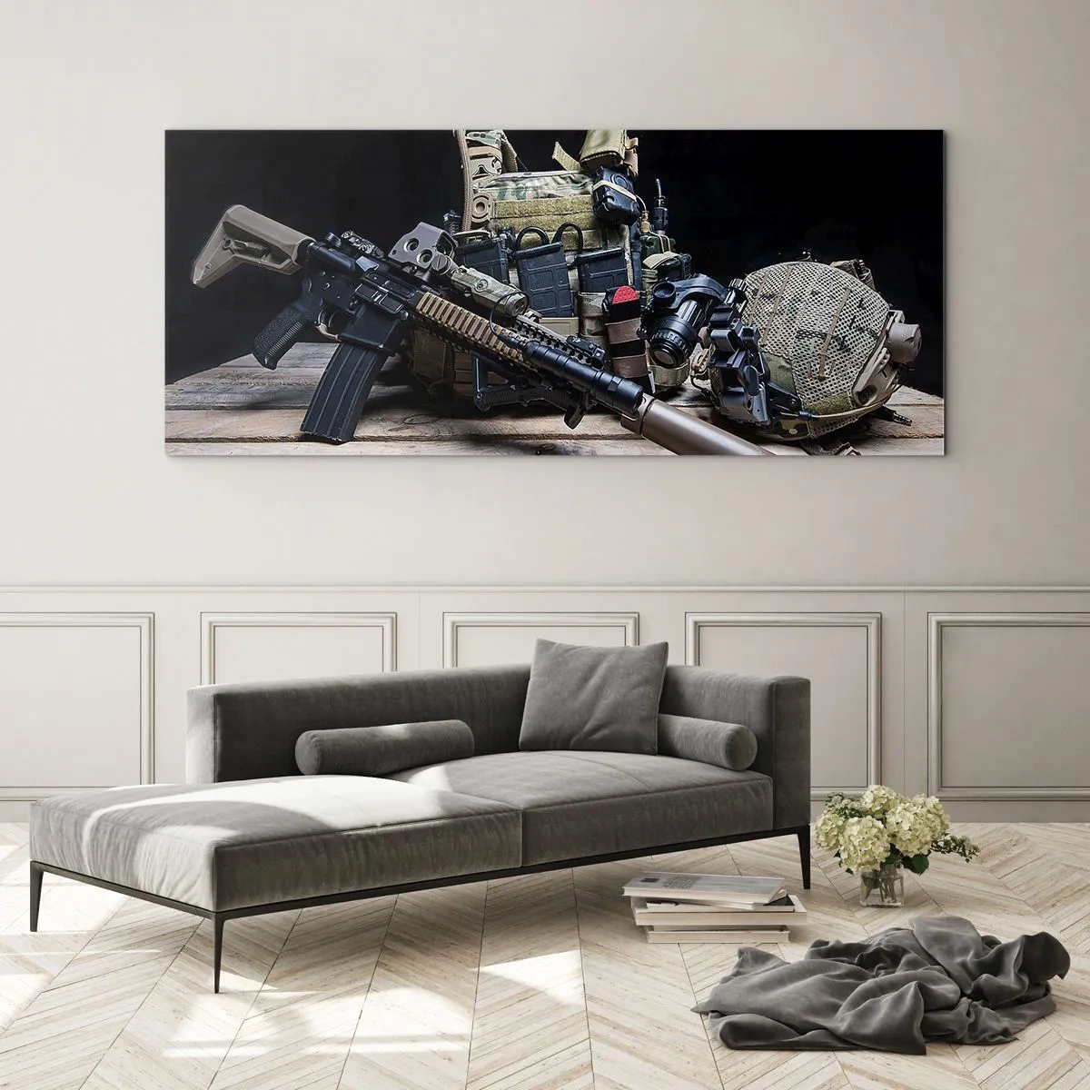 Glasbild - Bild auf glas - Sich ausruhen! - 100x40 cm