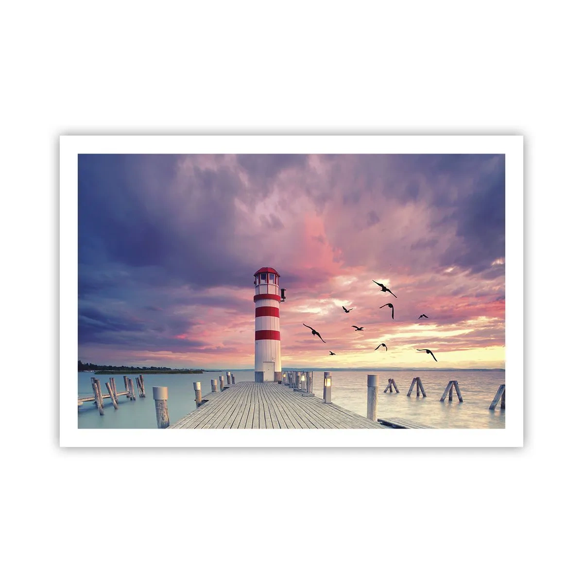 Poster - Es ist Zeit zum Hafen zu gehen - 91x61 cm