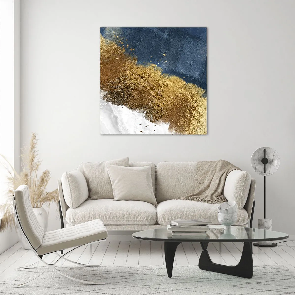 Glasbild - Bild auf glas - Farben des Sommers - 70x70 cm