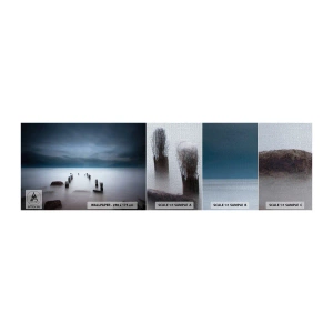 Fototapeten Muster Premium Canvas - Nachdenklicher See - Landschaft, Meer, See - 100x30 cm