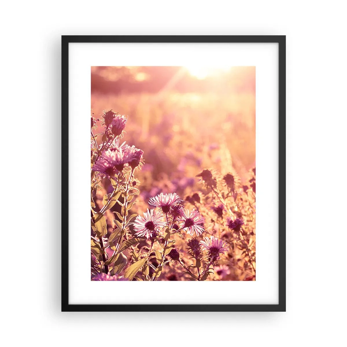 Poster in einem schwarzem Rahmen - Bevor der Sommer vorbei ist - 40x50 cm