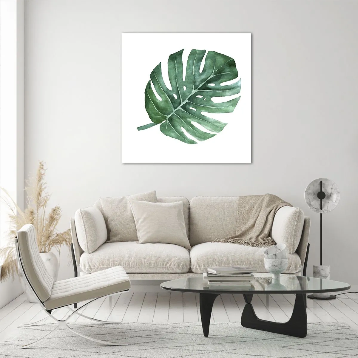 Glasbild - Bild auf glas - Grünes Konzept - 30x30 cm