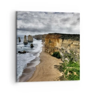 Bild auf Leinwand - Leinwandbild - Rohe Schönheit - 70x70 cm