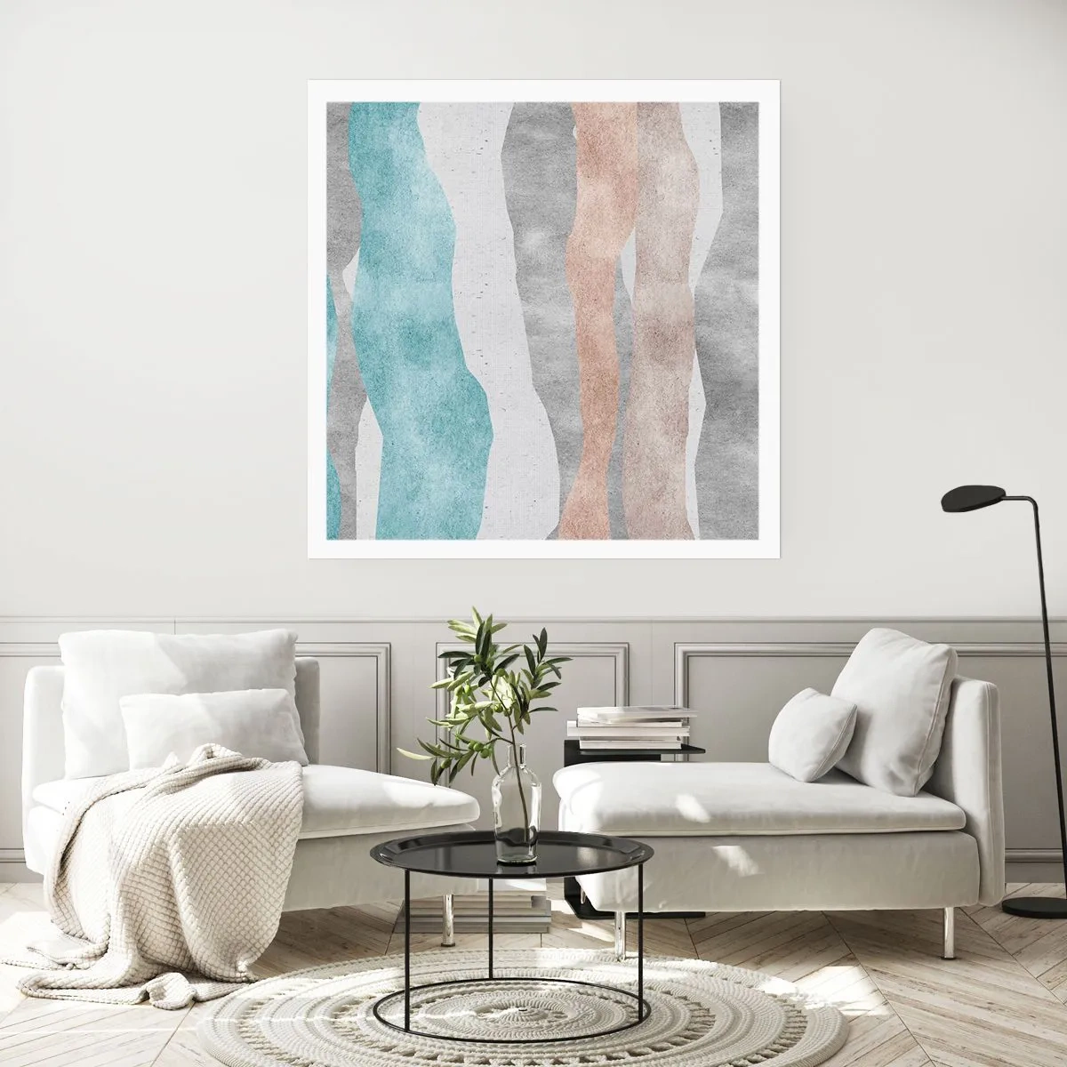 Poster - Studie über Nähe - 50x50 cm