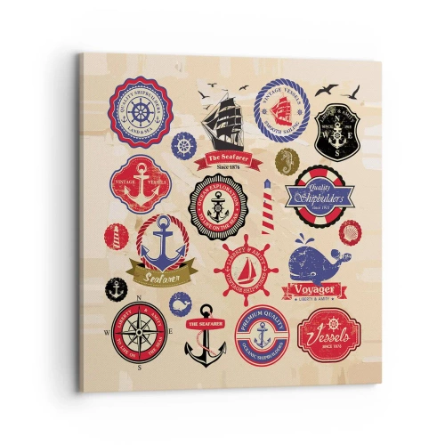 Bild auf Leinwand - Leinwandbild - Segelbruderschaft - 70x70 cm