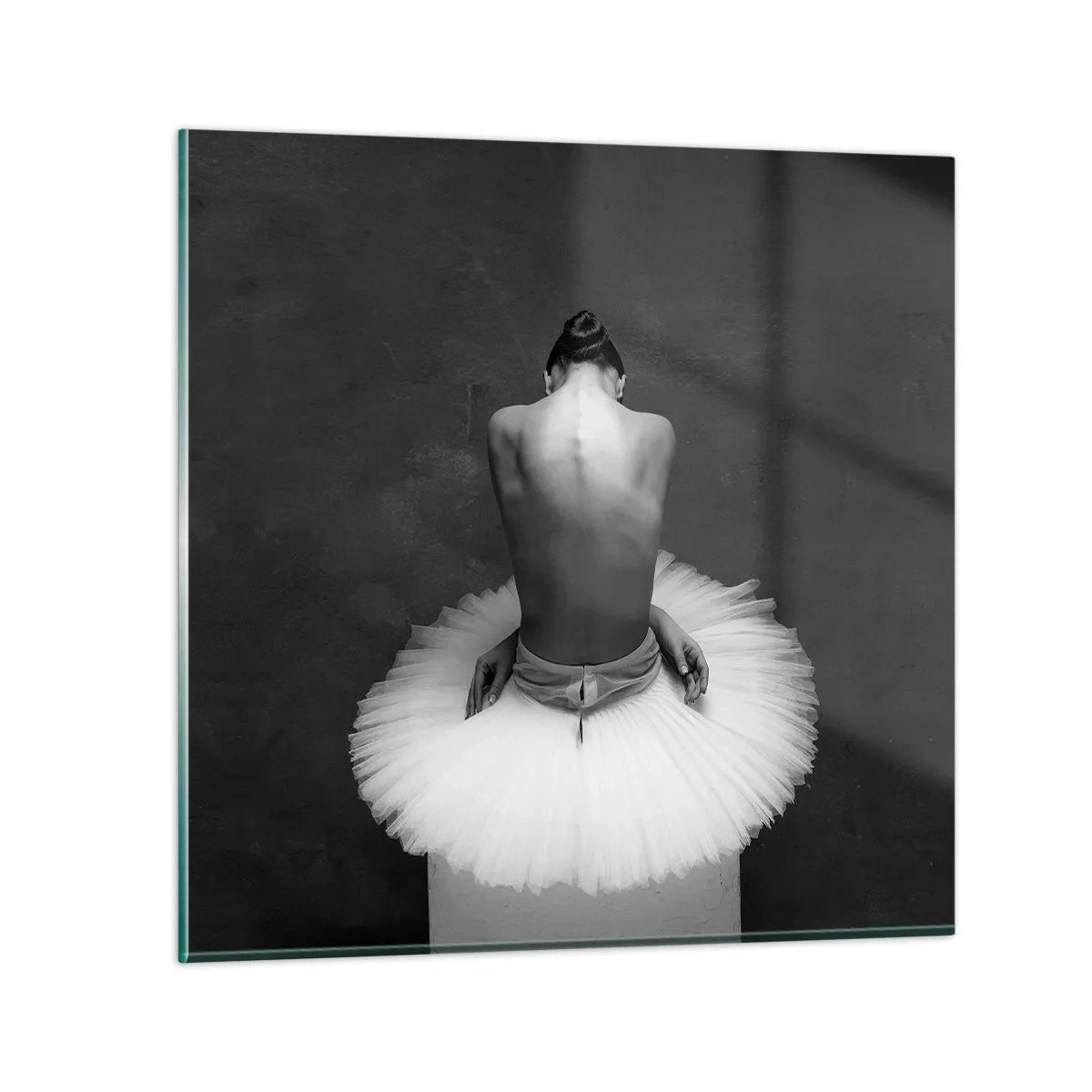 Glasbild - Bild auf glas - Es blüht gerade - 70x70 cm