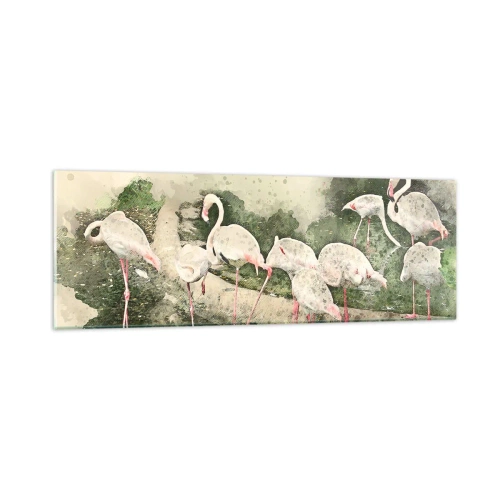 Glasbild - Bild auf glas - Exotischer Traum - 90x30 cm