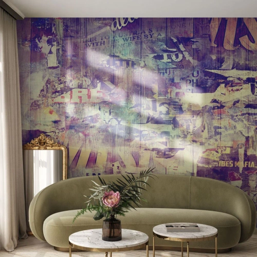 Fototapete Premium Canvas - Und das ist alles, was es geben wird - Graffiti, Wandgemälde, Grafik - 450x315 cm