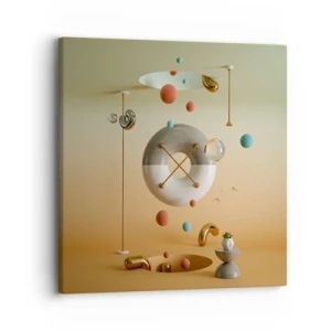 Bild auf Leinwand - Leinwandbild - Alles kann passieren - 30x30 cm