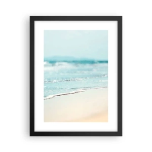 Poster in einem schwarzem Rahmen - Hitze und Lärm - 30x40 cm