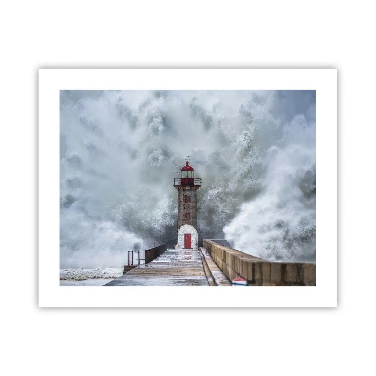 Poster - Das Rauschen des Wassers, der Lärm wird wehen - 50x40 cm