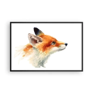 Poster in einem schwarzem Rahmen - Man kann nie vorsichtig genug sein - 91x61 cm